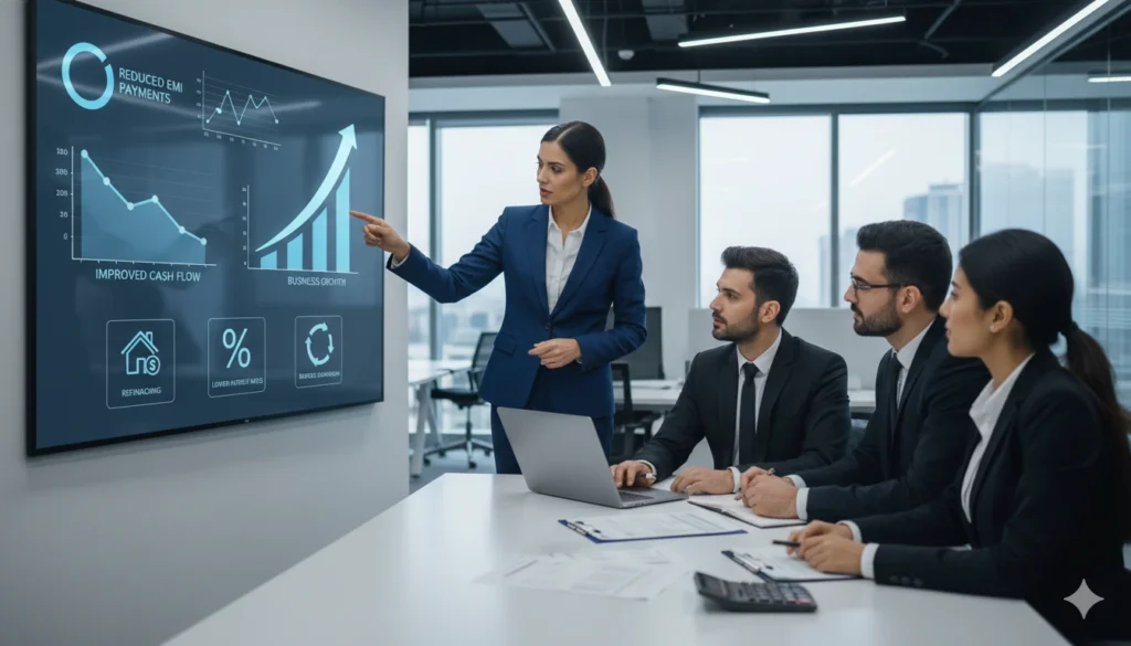 Refinancing Strategies for Businesses, How to Reduce EMI Burden, Improve Cash Flow & Expand Operations