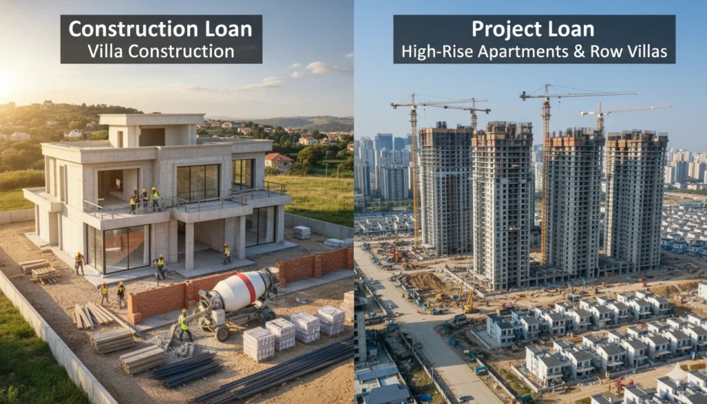 Construction Finance vs Project Finance in Real Estate